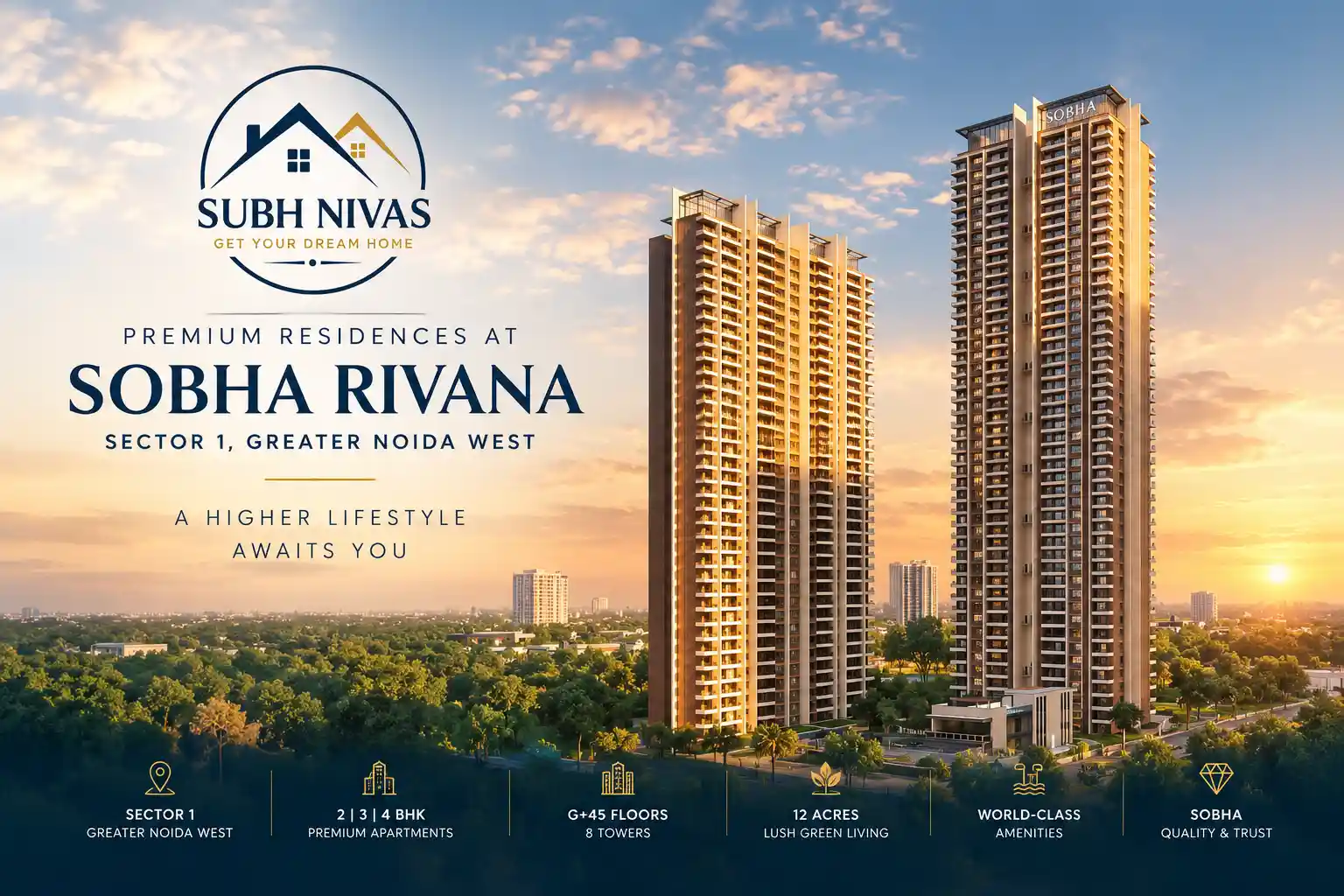 Sobha Rivana, Sector 1 Greater Noida West